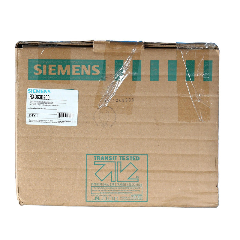 RXD63B180 Siemens Sentron & RXD6 Molded Case Circuit Breaker 1800 A 3 Pole 600 VAC RD 2000A Frame Thermal Magnetic 65 kA