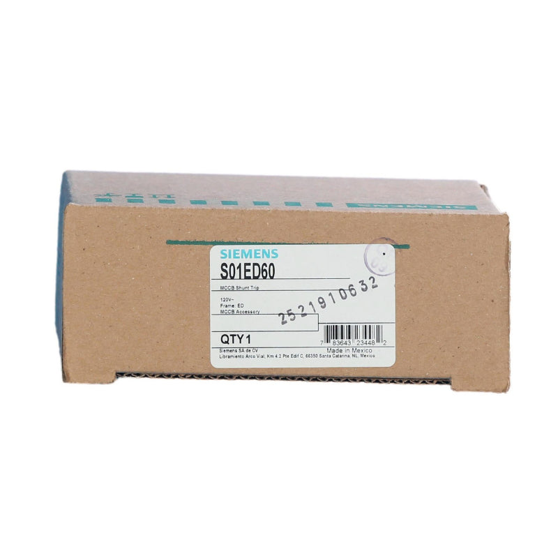 S01ED60 Siemens Shunt Trip 120 VAC For ED Series Circuit Breaker