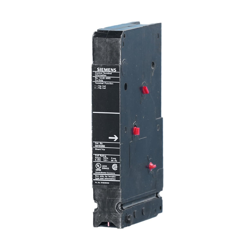 S01ED60 Siemens Shunt Trip 120 VAC For ED Series Circuit Breaker