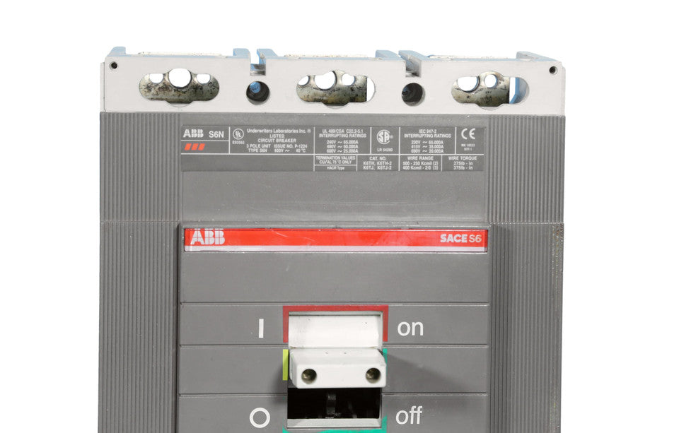 Sold for Parts Circuit Breaker SACE S6N