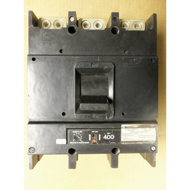 SJD3C400 Sylvania Molded Case Circuit Breaker 240 V 400 A 3 Pole