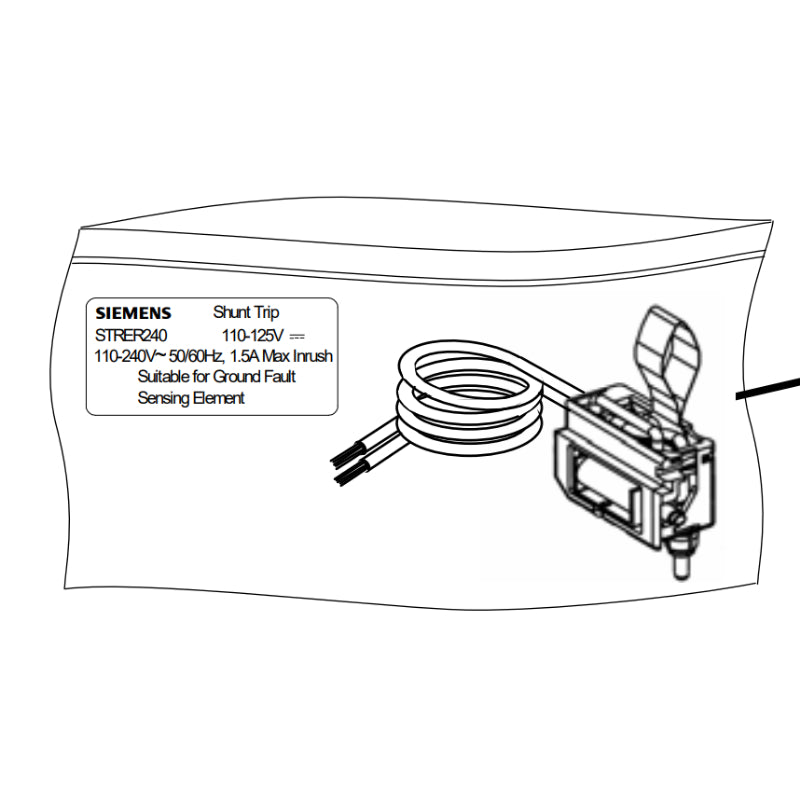 STRER240 Siemens Shunt Trip Device For NEG/HEG/NEB/HEB/HEM Circuit Breaker Series