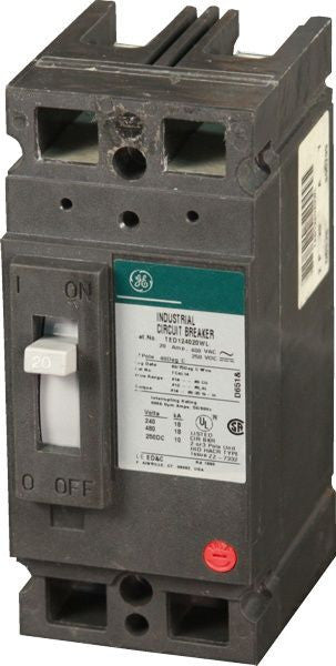 TED124040 TED 2 Pole General Electric GE 480V Branch Circuit Breaker