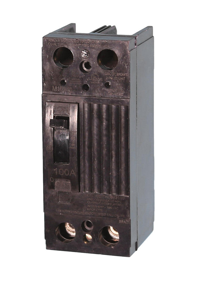 THQD22100
2 Pole Unit, 100A