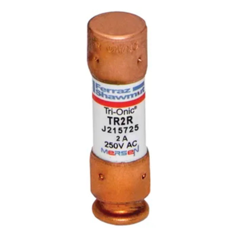 TR2R Mersen TR-R Time Delay Fuse 250 V 250 VDC 200 kA Ferrule Terminal Class RK5 Dual 2 A