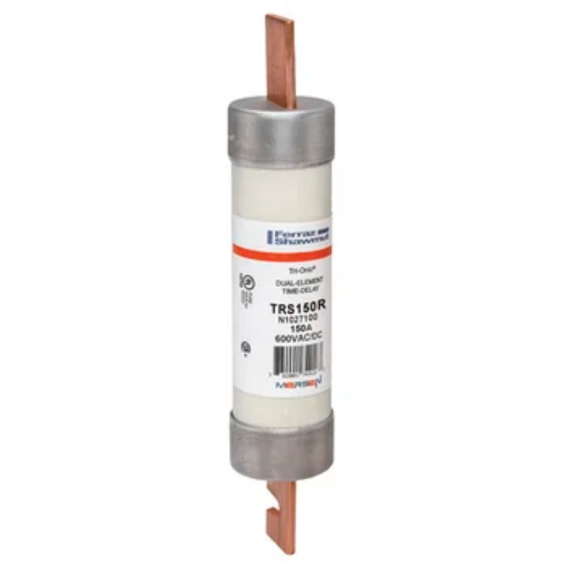 TRS150R Mersen TRS-R Time Delay Fuse 600 VDC 200 kA Blade Terminal Class RK5 Dual 150 A