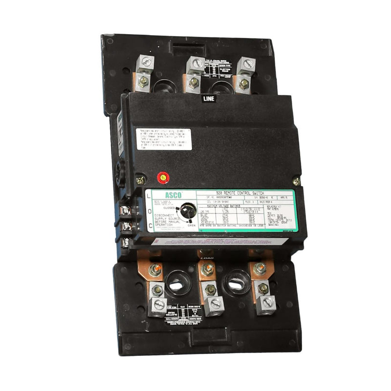 ASCO Switch 0009200300753000
920 RC Switch-75A