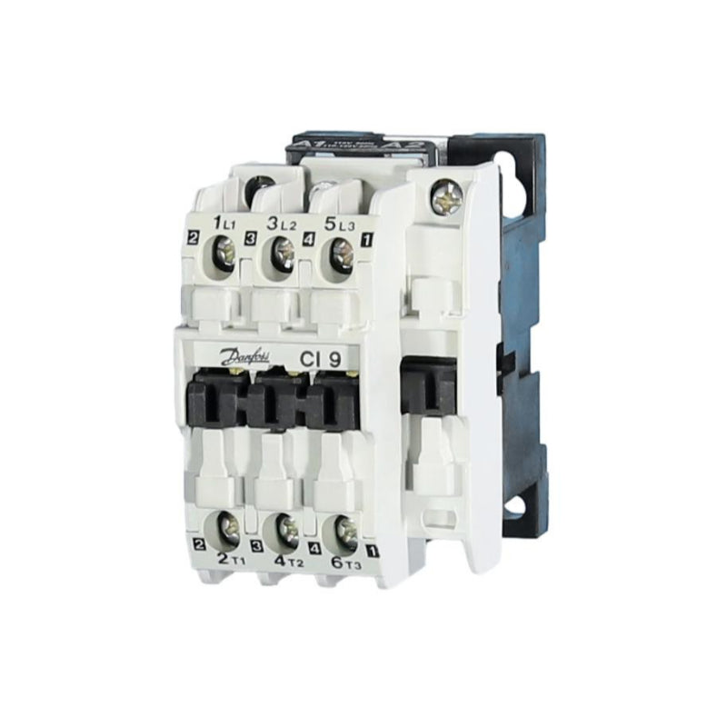 New Danfoss 9A Definite Purpose Contactor
w/3-N.O. Aux. Contacts