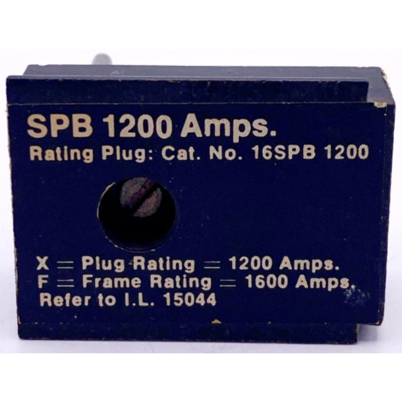 1200 Amp Current Rating Plug 16SPB1200 Cutler-Hammer