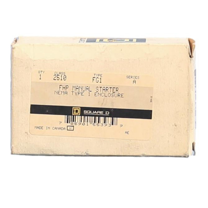 2510-FG1 Square D Enclosed Manual Motor Switch