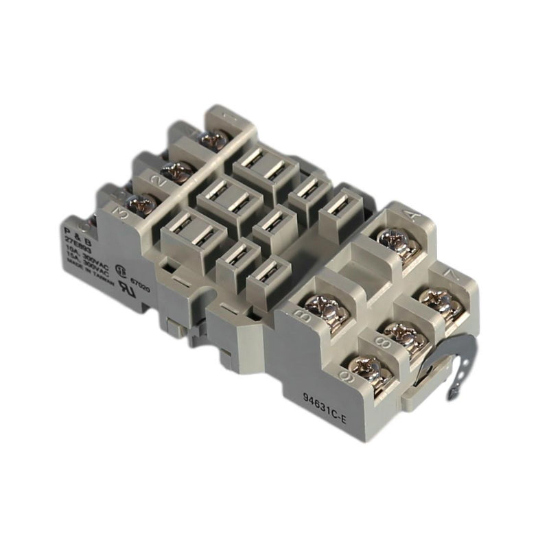 DIN rail socket base