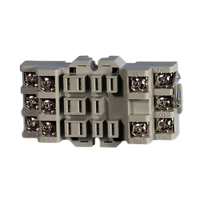 DIN rail socket base