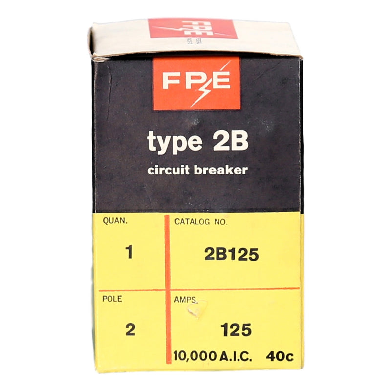 2B125 Main Breaker
