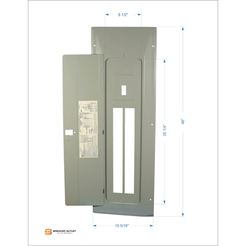 Load Center Flush Cover
Main Breaker Provision
42 circuit Provision