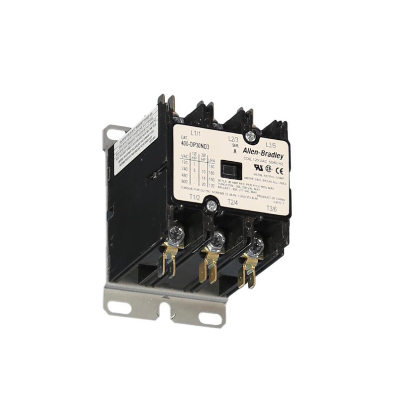 400-DP30ND3
Definite Purpose Contactor