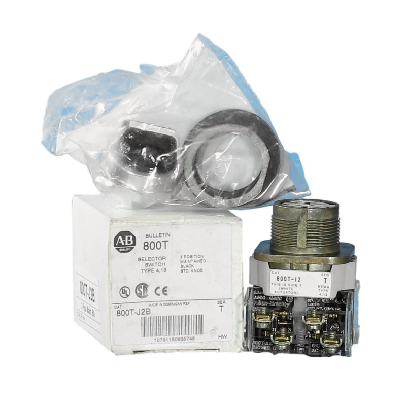 800T-J2B 3 Position Switch, Maintain