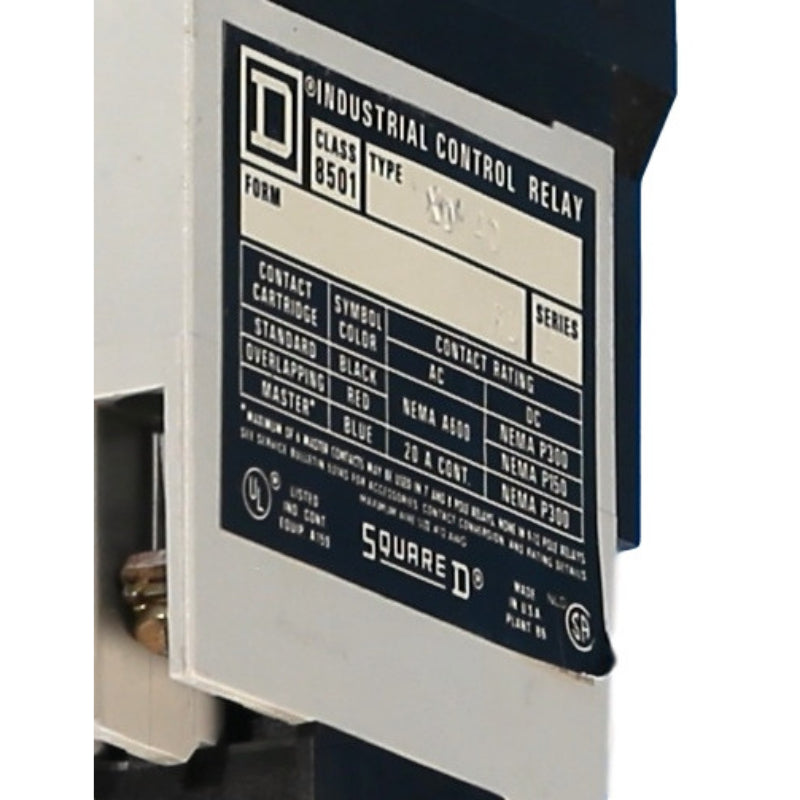 88501-XO40
Type X Relay