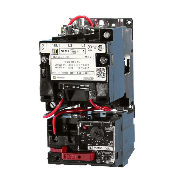 8536SCO3H20V04
NEMA Size-1
Overloads: Solid-State Overload Relay