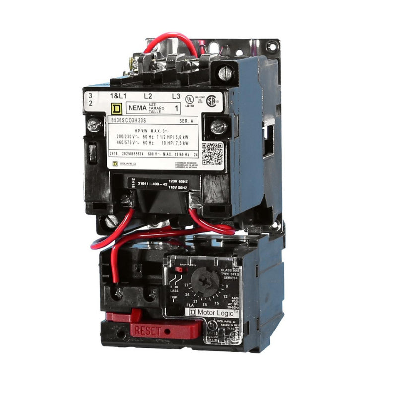 8536SCO3H20
NEMA Size-1
Overloads: Solid-State Overload Relay