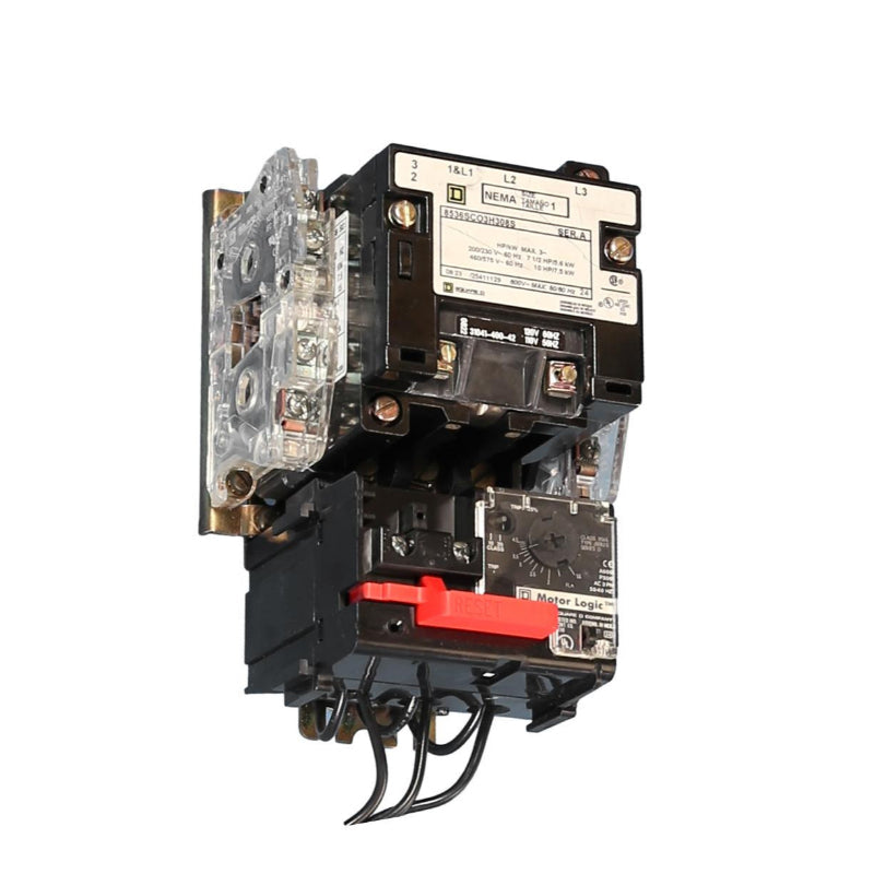 8536SCO3H308S Size-1 Square D Magnetic Starter with Motorlogic 120V Coil