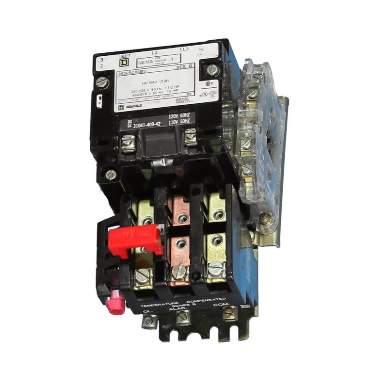 8536-SCOBS
AC Magnetic Starter
Series B
NEMA Size 1