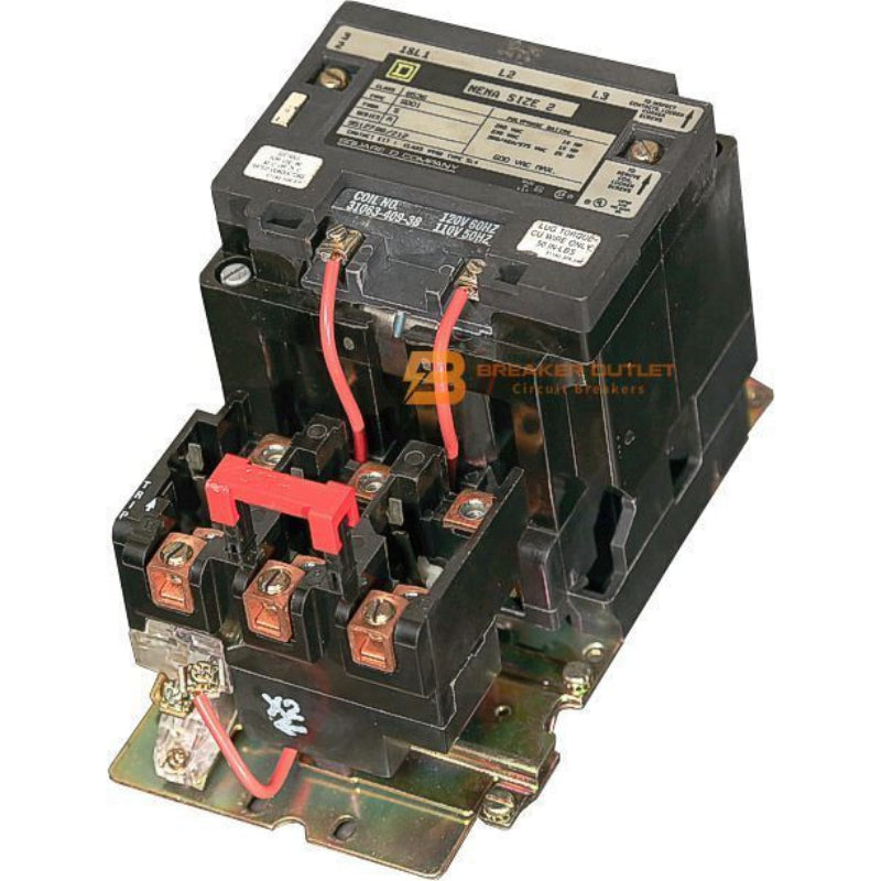 8536SDO1 Size-2 Square D 120V Open Magnetic Starter