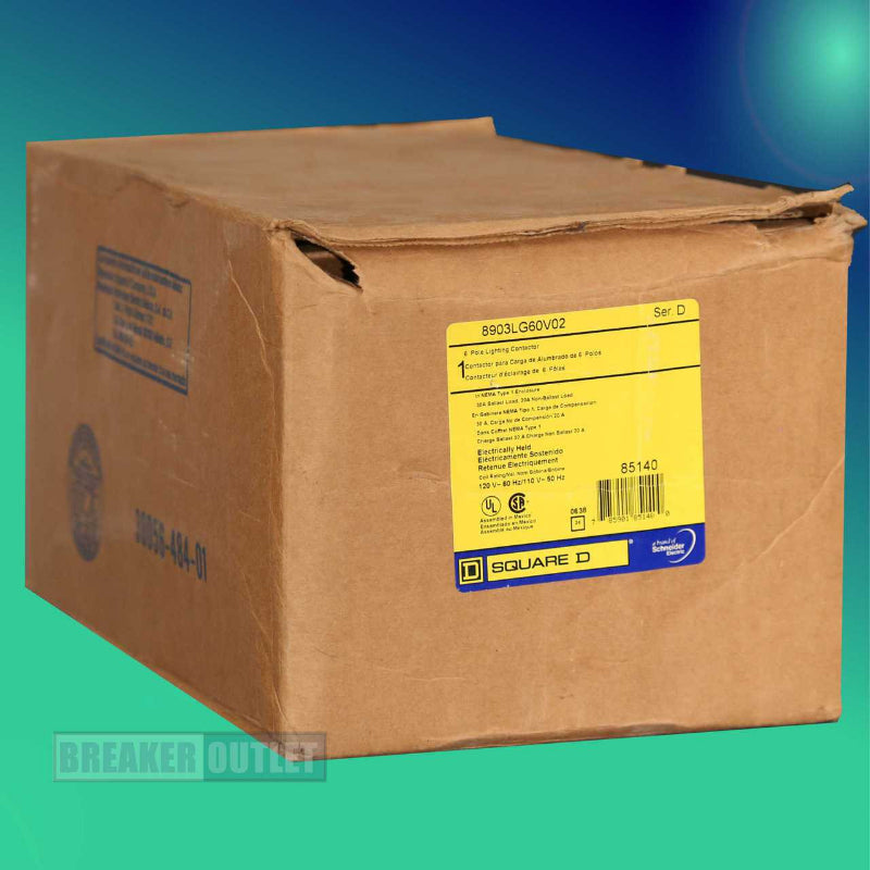 8903LO60V02 6 Pole Lighting Contactor by Square D