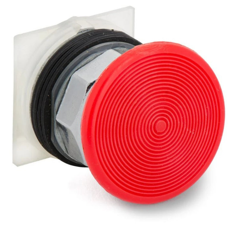 9001-KR25R Mushroom Button Operator, Red