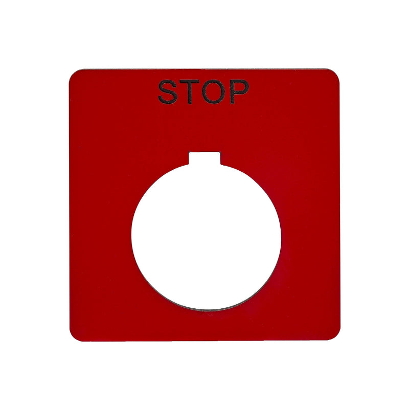 9001-KN102RP
Legend Plate
