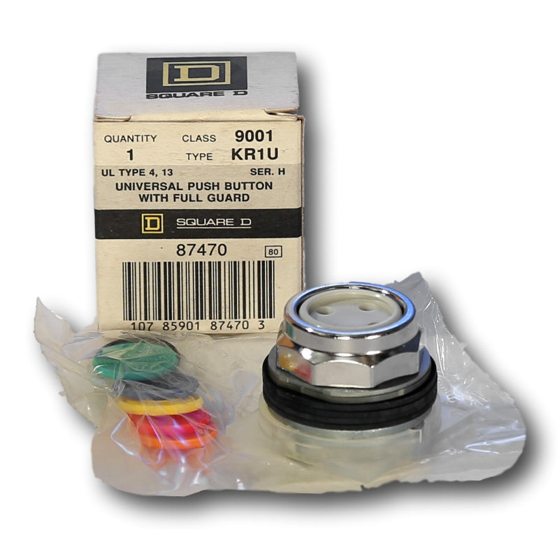 9001-KR1U Square D Universal Push Button with Guard