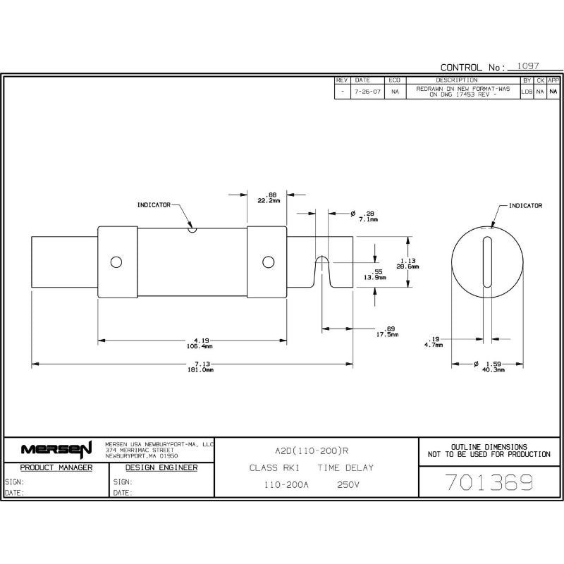 Spec Sheet
A2D150R