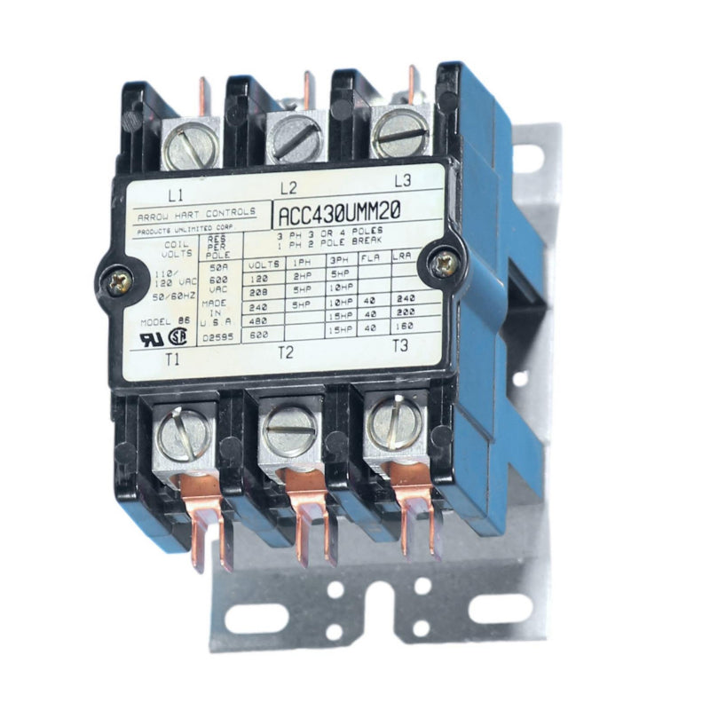 ACC430UMM20
40 Amp Definite Purpose Contactor
New