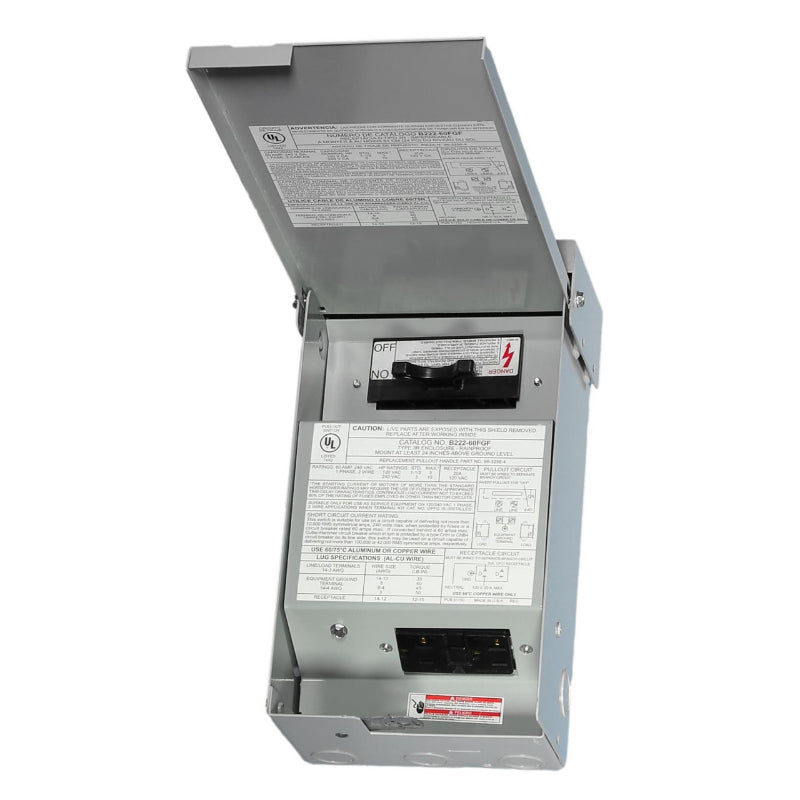 B222-60FGF
W/GFI Receptacles