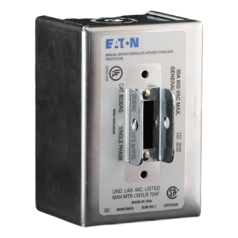 B230AG 2 Pole Manual Switch