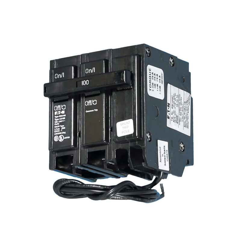 BR2100ST
2-Pole 100 Amp & Shunt Accessory
