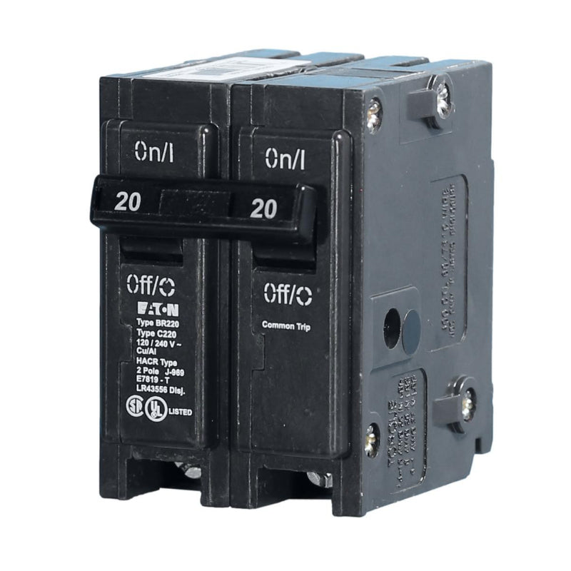 BR220 Eaton Circuit Breaker
Residential Plug-In, 20A