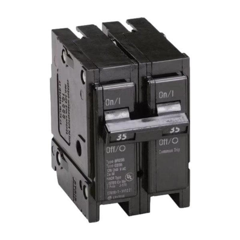 BR235 Eaton Residential Circuit Breaker
35 Amp 2 Pole Unit