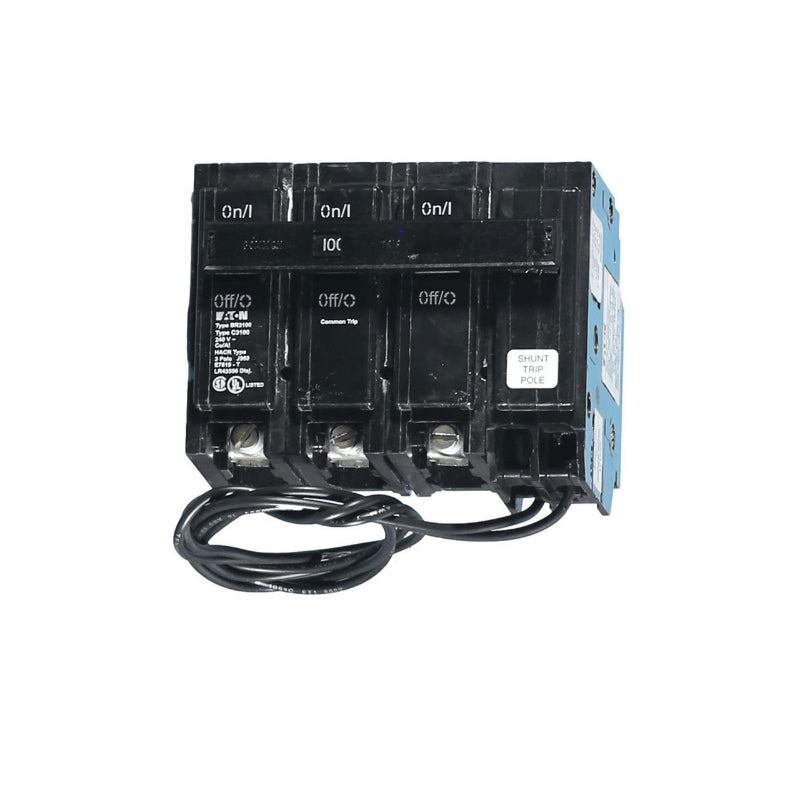 BR3100ST
Shunt Trip 100A 3 Pole BR Breaker