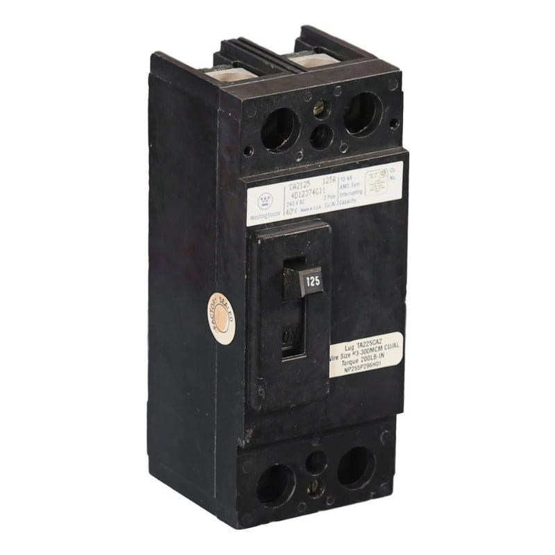 CA2100
2 Pole, 100A, 240VAC