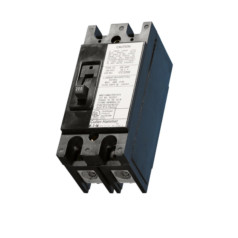 CC2200
200 Amp, 2-Pole
