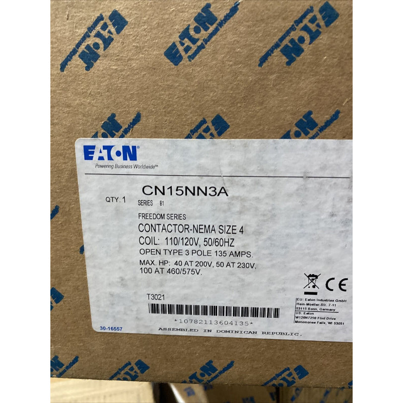 New =CN15NN3A
Freedom NEMA Contactor
Size-4