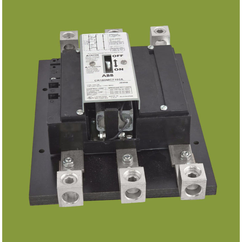 CR160MC7102A Mechanically Held Lighting Contactor, ABB