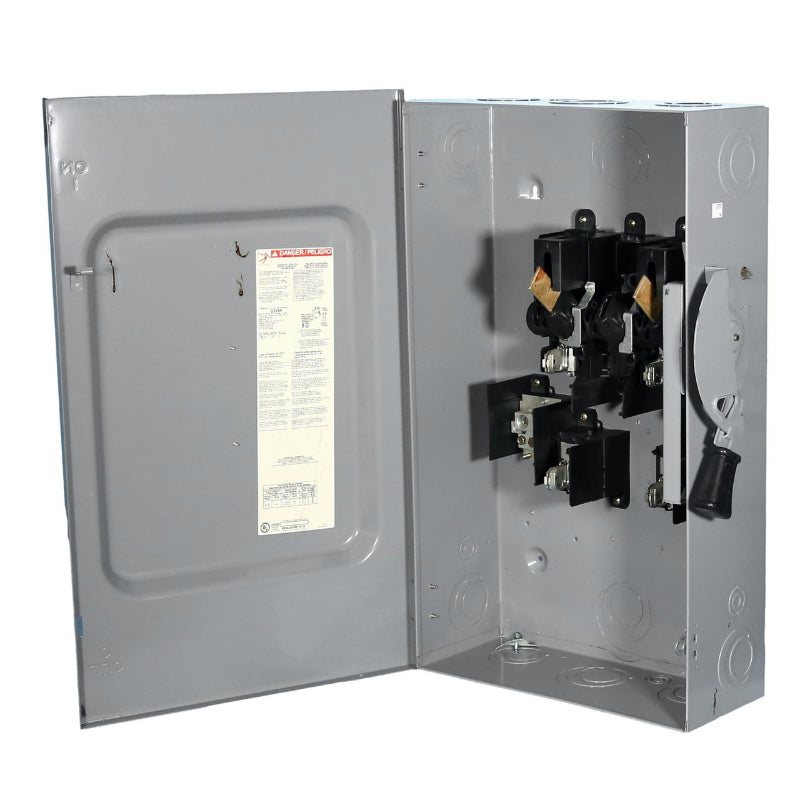 D224N 200A Single Phase Fusible Safety Switch w/Neutral, 240V