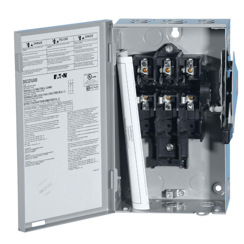 DG321UGB Eaton 30 Amp Non-Fusible Safety Switch