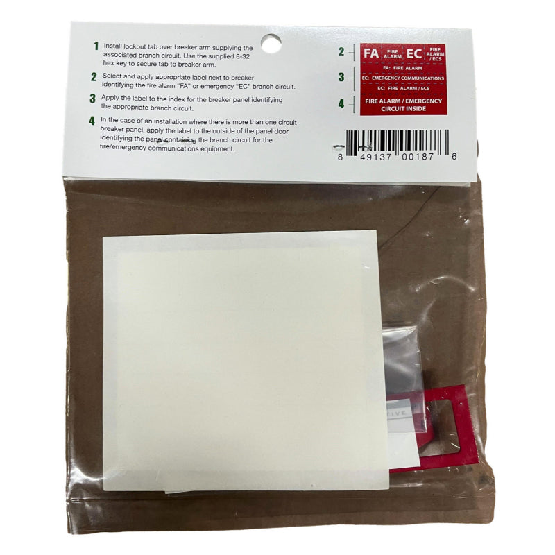 ELOCK-FA
Circuit Breaker Lockout Kit