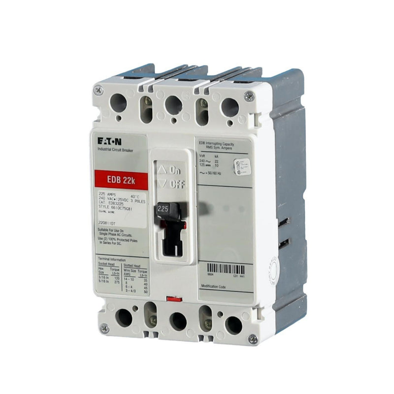 EDB3225 Eaton 22K Circuit Breaker
Style No. 6610C75G81