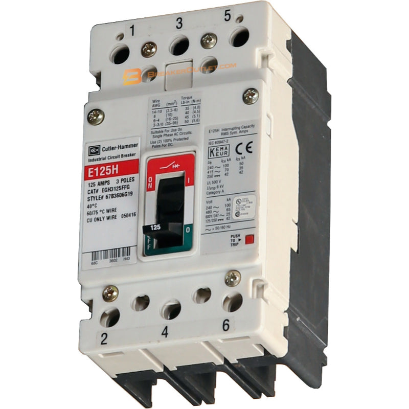 EGH3125FFG Eaton Cutler-Hammer Circuit Breaker