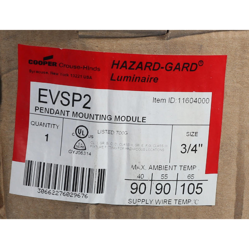 EVSP2
Pendant Mounting Module