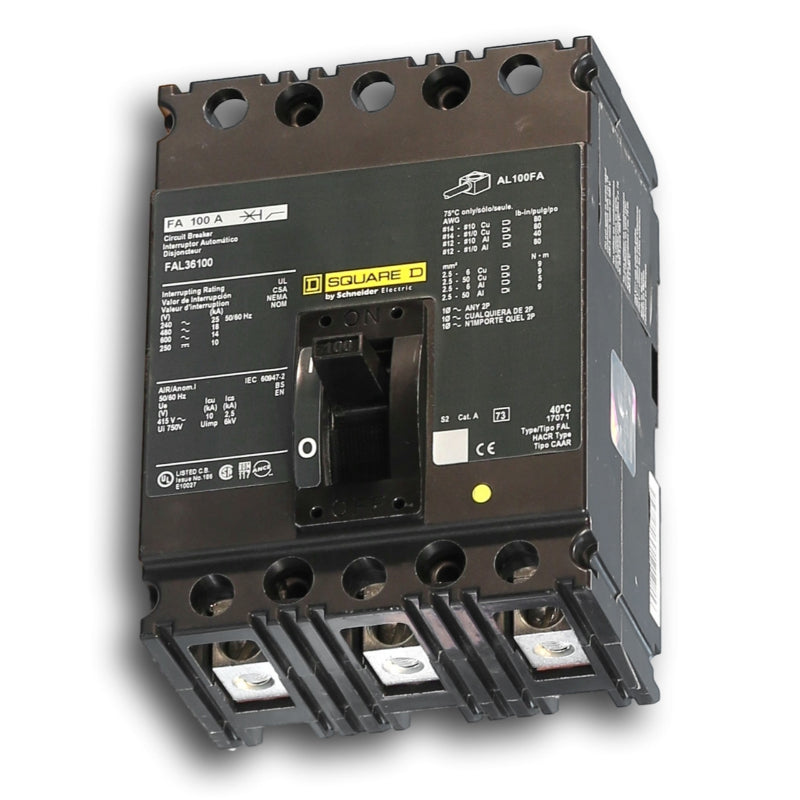 FAL36100
100 Amp
Line and Load Lugs