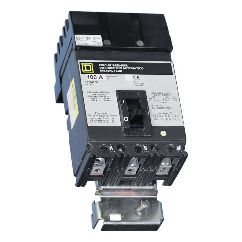 FC34100
100 Amp, 3 Pole